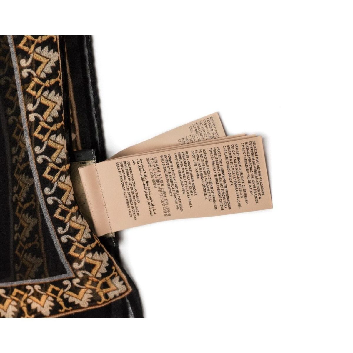 Versace Medusa Multicolor Baroque Printed Silk Shawl Scarf — photo 17