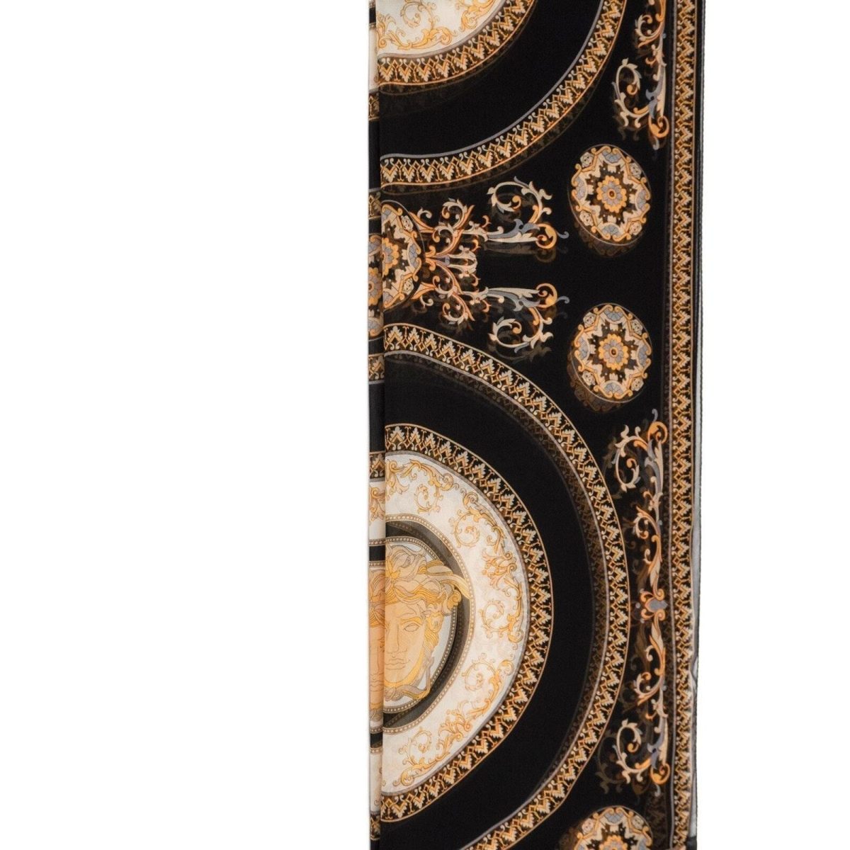 Versace Medusa Multicolor Baroque Printed Silk Shawl Scarf — photo 7