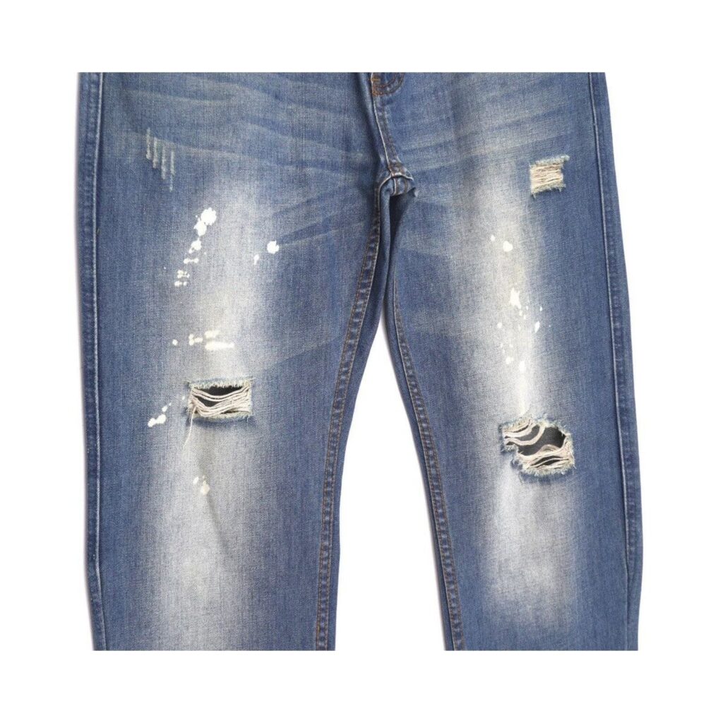 Vintage Dolce Gabbana Paint Splatter Distressed Pant Jeans — photo 3