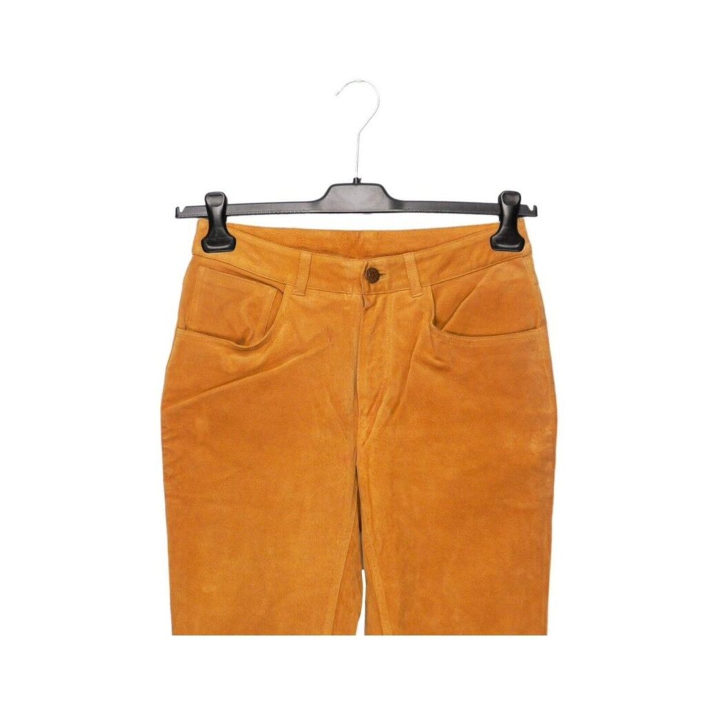 Vintage Levi’s Red Logo Real Suede Leather Bootcut Pants — photo 2
