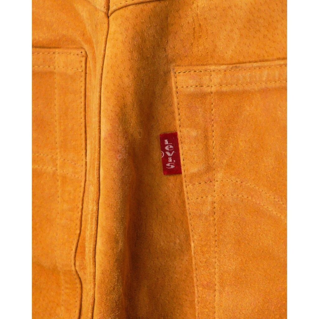 Vintage Levi’s Red Logo Real Suede Leather Bootcut Pants — photo 6