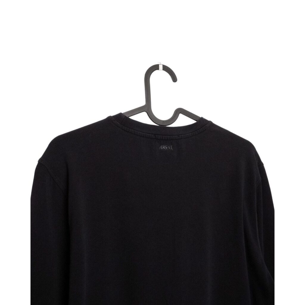 Vintage Versace Gianni Print Black Long Sleeve Tee Shirt — photo 6
